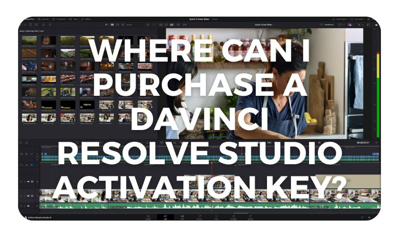 Where can I purchase a DaVinci Resolve Studio activation key?