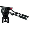 OZEN 20PED40 100mm AGILE 20 E-Z LOAD Tripod System with PED40 Pedestal - Coremicro