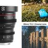 Meike Cinema Prime 85mm T2.2 For Fuji X-Mount - Coremicro