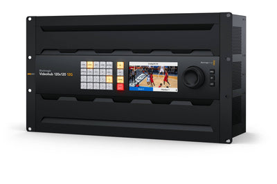 Blackmagic Videohub 120x120 12G-SDI Video Router Angle