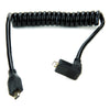 Atomos Right-Angel Micro to Micro HDMI Coiled Cable (11.8 to 17.") - Coremicro