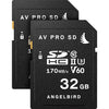 Angelbird 32GB AV Pro MK2 UHS-II SDHC Memory Card (2-Pack) - Coremicro