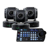 BirdDog Eyes P100 PTZ Bundle with 3x NDI Cameras & PTZ Keyboard - Coremicro