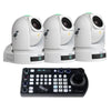 BirdDog P240 40X Full NDI PTZ 3-Camera Bundle (White) - Coremicro