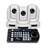 BirdDog Eyes P400 3x Full NDI 4K PTZ Camera with Controller (White) - Coremicro