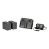 iKan 2x Sony NP-F970 Style Li-ion Batteries and Dual Battery Charger - Coremicro