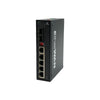 EtherWAN Hardened Unmanaged 4-Port Gigabit PoE & 2-Port Gigabit SFP/RJ45 Combo Ethernet Switch - Coremicro