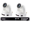 Lumens LC200 CaptureVision System With 2x VC-A50P IP PTZ Cameras (White) - Coremicro