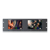 Lilliput RM-7026-12G Dual 7 Inch 3RU Rackmount 12G-SDI Monitor - Coremicro