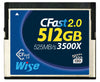 Wise CFA-5120 512GB CFast 2.0 Memory Card - Coremicro