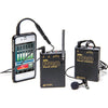 Azden WLX-PRO+i VHF Camera-Mount Wireless Omni Lavalier Microphone System for Smartphones - Coremicro